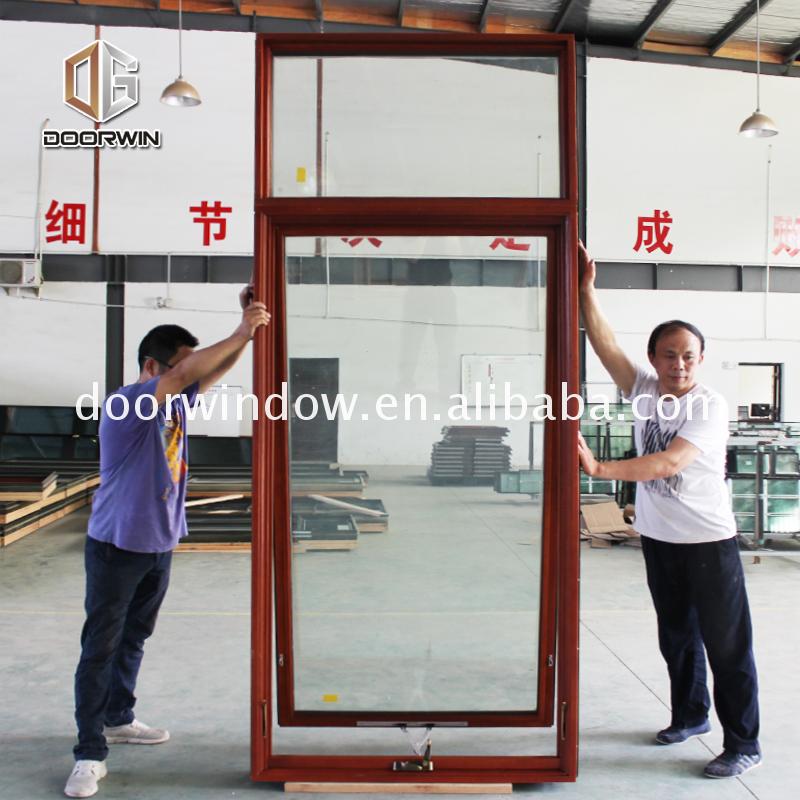 China Manufactory aluminum clad wood windows window casement hand crank - Doorwin Group Windows & Doors