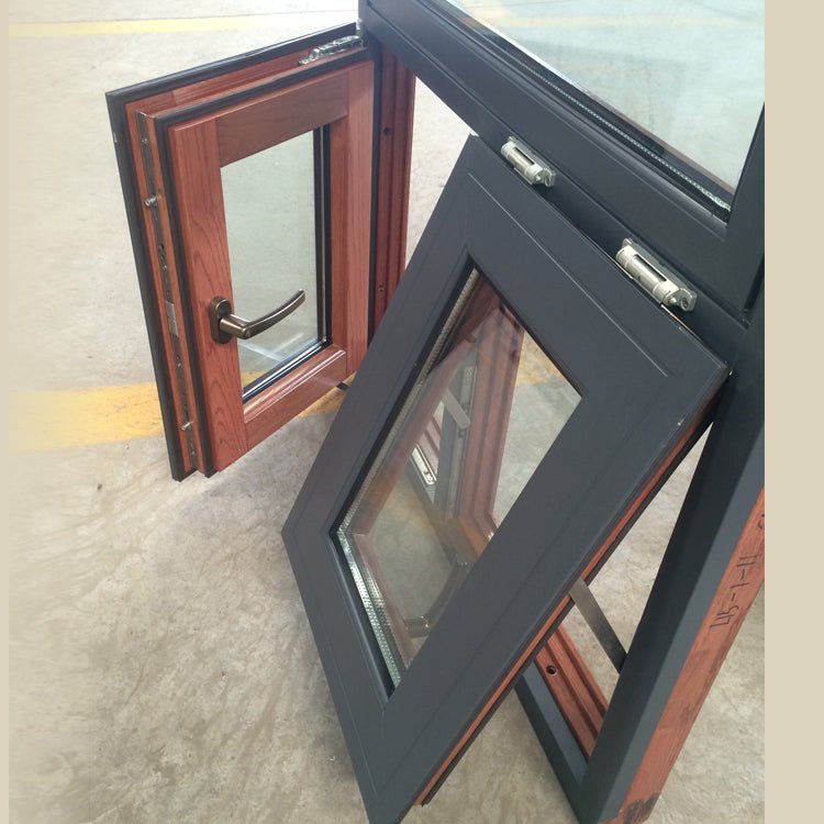 China Manufactory hardwood double glazed windows prices german style wood with aluminum clading window - Doorwin Group Windows & Doors