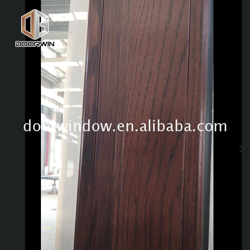 China Manufactory solid wood sliding doors smart aluminium small door - Doorwin Group Windows & Doors