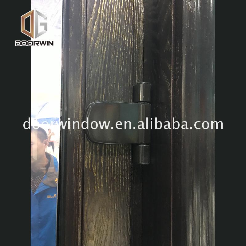 China manufacturer black aluminium doors bedroom single door designs bathroom design - Doorwin Group Windows & Doors
