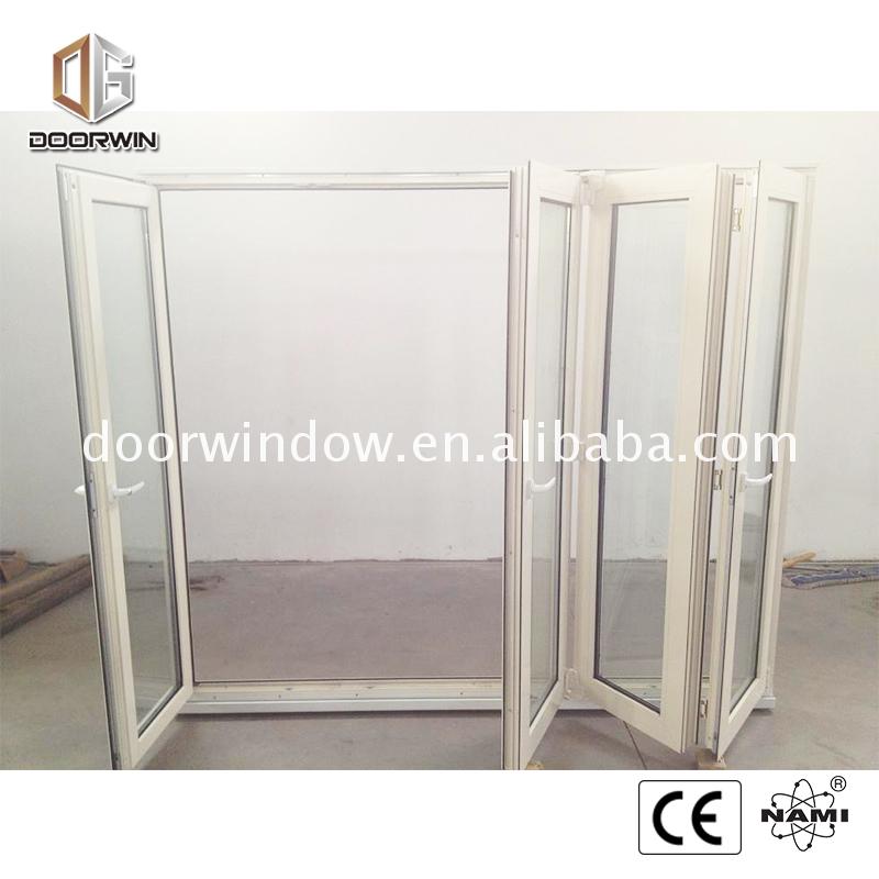 China manufacturer white aluminium patio doors bi fold what is a door - Doorwin Group Windows & Doors