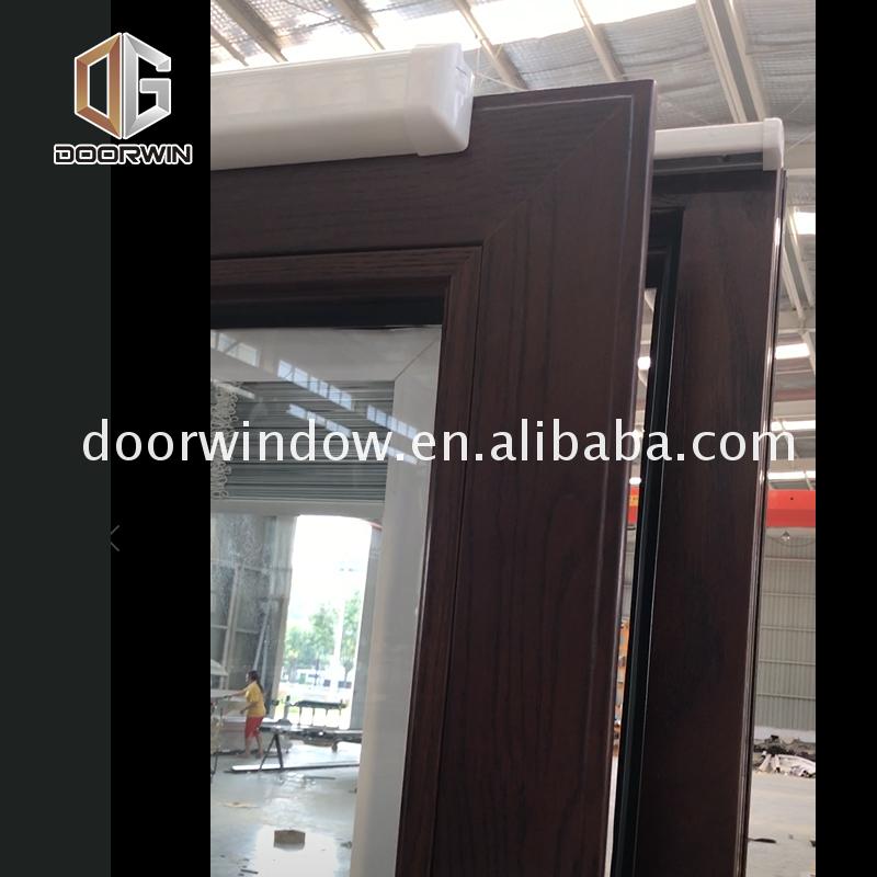 China manufacturer wood glass sliding door frame clad patio doors - Doorwin Group Windows & Doors
