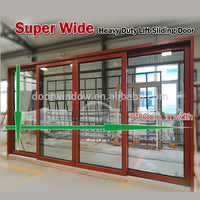 China product main entrance doors design super wide heavy duty sliding door with built-in blinds shutter by Doorwin - Doorwin Group Windows & Doors