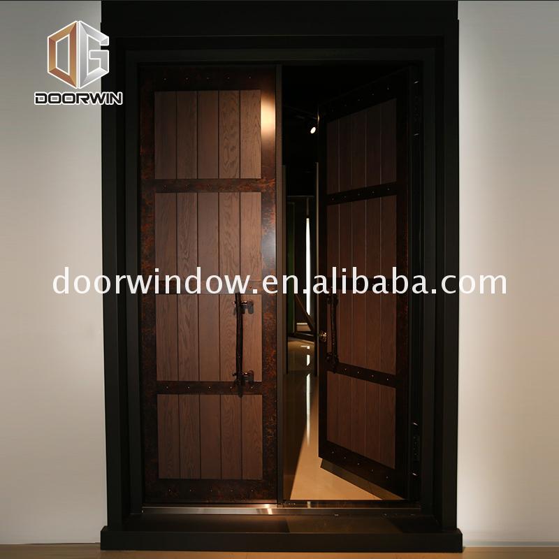 China Supplier solid oak external doors exterior security prices - Doorwin Group Windows & Doors