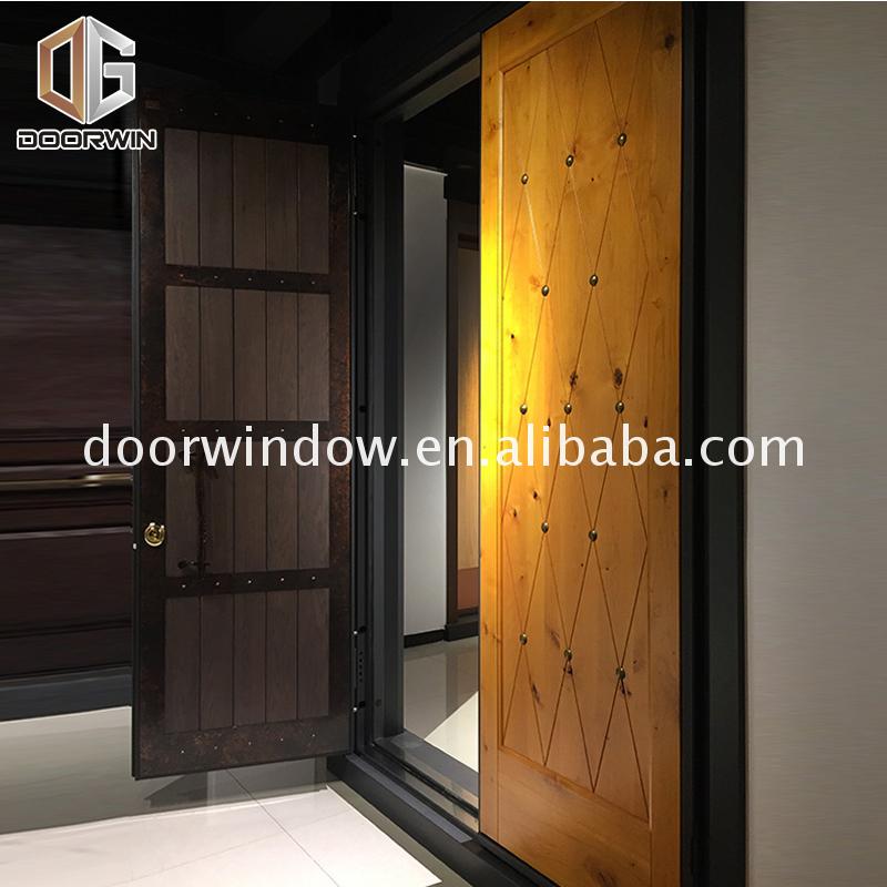 China Supplier solid oak external doors exterior security prices - Doorwin Group Windows & Doors