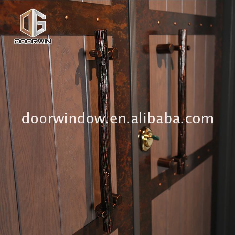 China Supplier solid oak external doors exterior security prices - Doorwin Group Windows & Doors