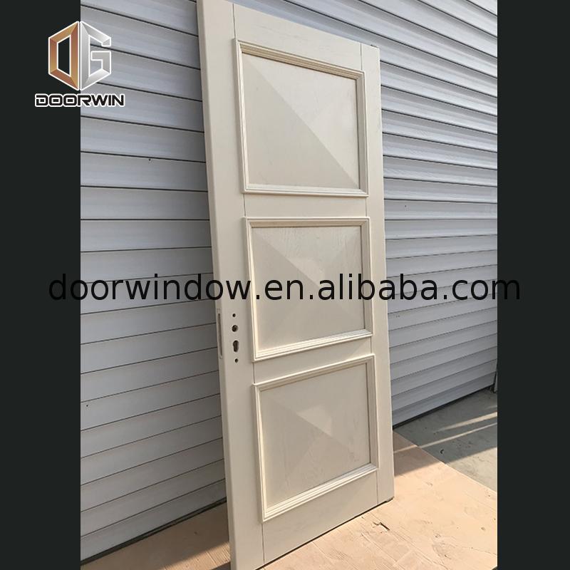 China Supplier solid wood room divider doors 3 panel white oak - Doorwin Group Windows & Doors