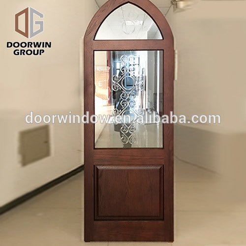 China Supplier spanish entry door sound proof solid wood front doors - Doorwin Group Windows & Doors