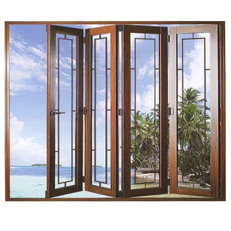 China Top Quality Wood Finishing Aluminum Bifold Windows - China Aluminum Bifold Glass Window, Aluminum Bifolding Windows - Doorwin Group Windows & Doors