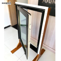 China window manufacturers tempered double glass sound proof pvc upvc casement crank windows - Doorwin Group Windows & Doors