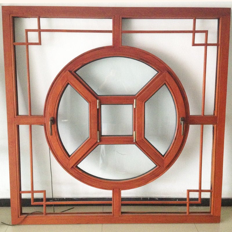 Chines Style Arched-Top-Solid Wood-Casement Window - Doorwin Group Windows & Doors