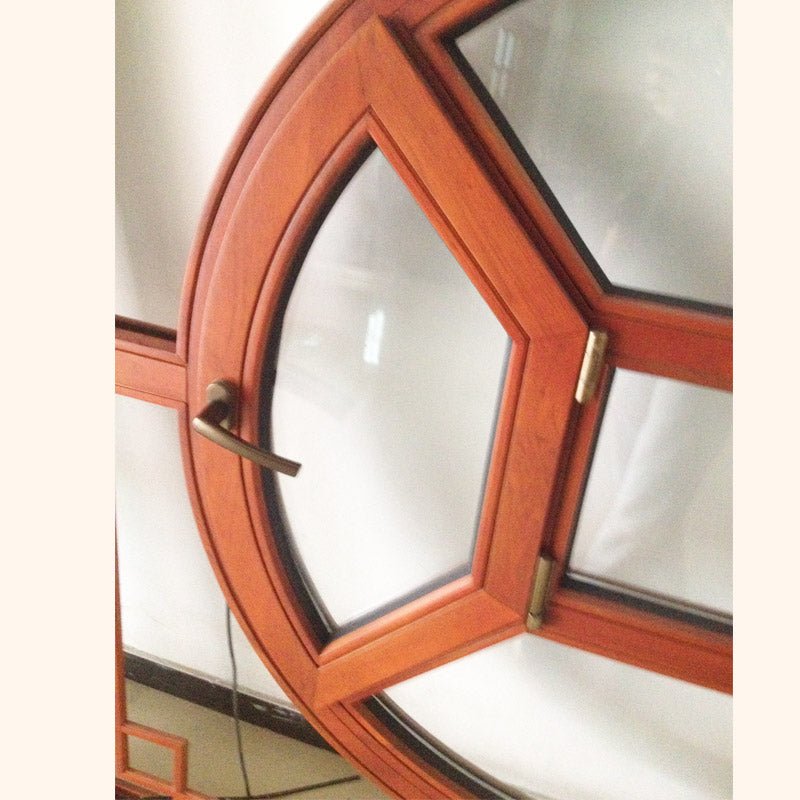 Chines Style Arched-Top-Solid Wood-Casement Window - Doorwin Group Windows & Doors