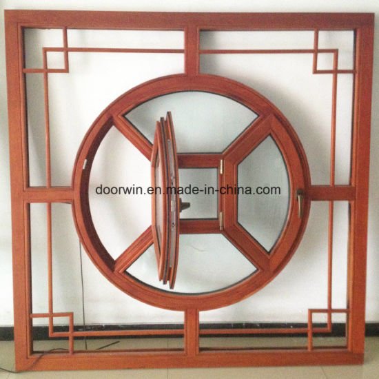 Chines Style Arched-Top-Solid Wood-Casement Window - China Arched Windows, Round Window - Doorwin Group Windows & Doors