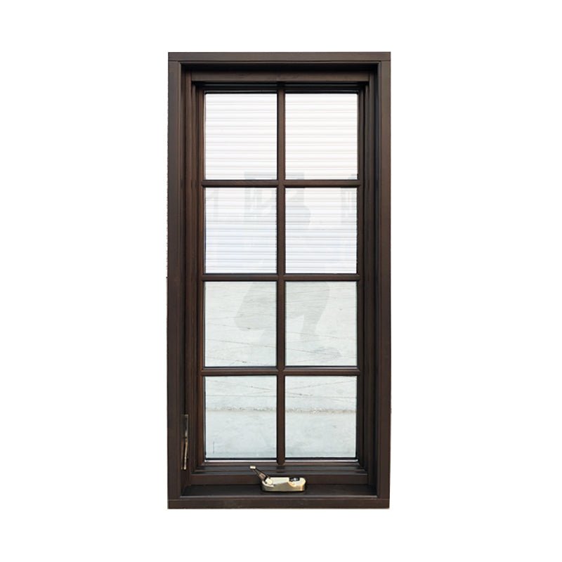 Chinese factory aluminum clad wood tilt and turn window casement hand crank wooden windows - Doorwin Group Windows & Doors