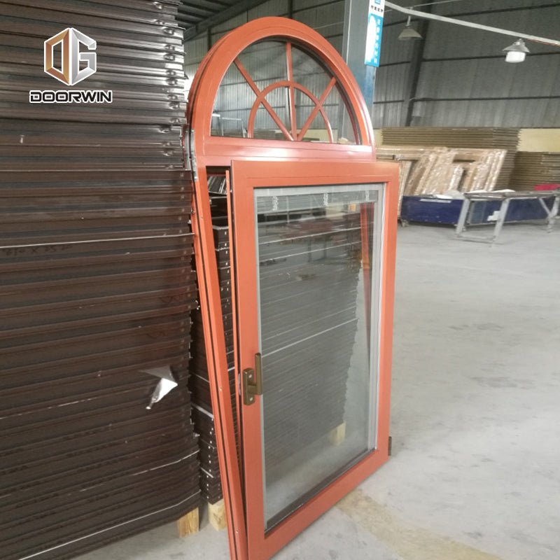 Chinese factory double toughened glass aluminium tilt and turn window curved manufacturers windows - Doorwin Group Windows & Doors