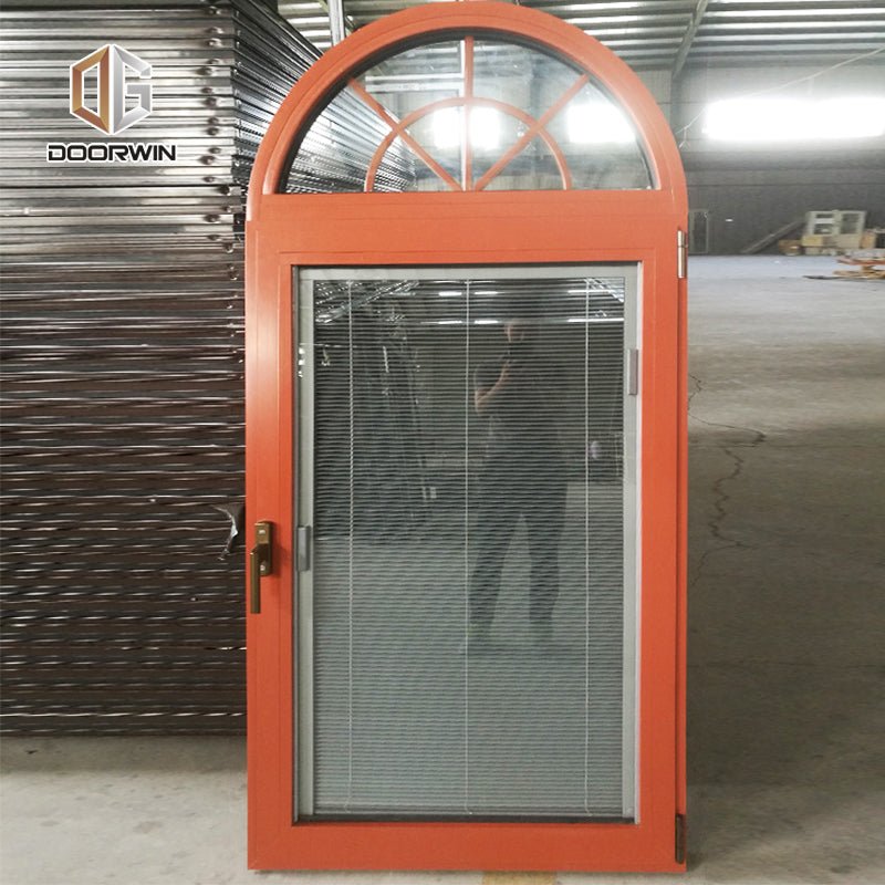 Chinese factory double toughened glass aluminium tilt and turn window curved manufacturers windows - Doorwin Group Windows & Doors