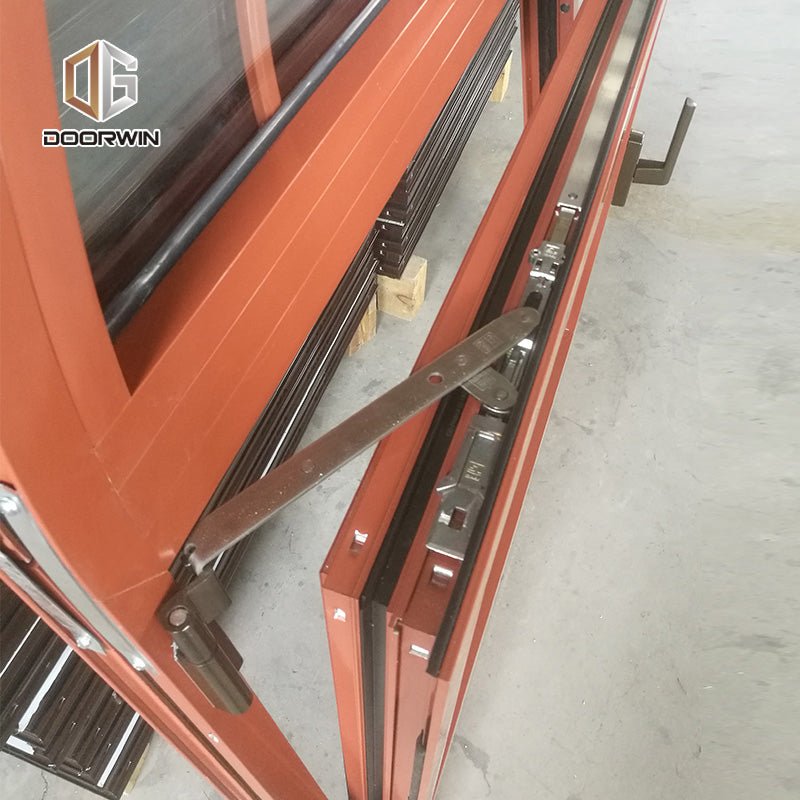 Chinese factory double toughened glass aluminium tilt and turn window curved manufacturers windows - Doorwin Group Windows & Doors