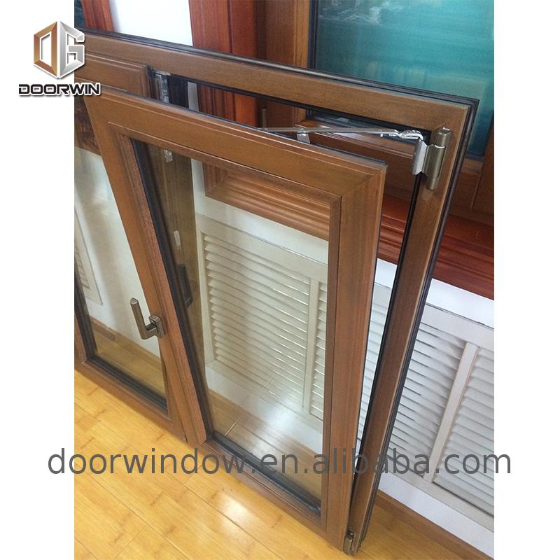 Chinese factory glazing windows friction hinges for wooden french window brasserie - Doorwin Group Windows & Doors