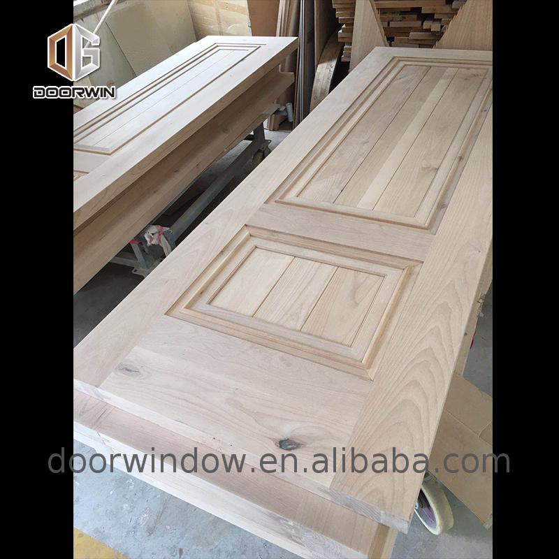 Chinese factory solid wood interior doors with glass for sale french - Doorwin Group Windows & Doors