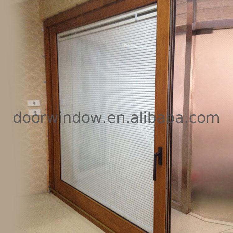 Chinese factory timber folding sliding doors three panel patio door pane - Doorwin Group Windows & Doors