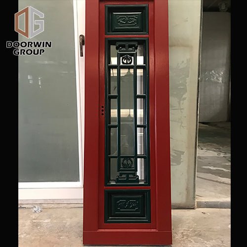 Chinese traditional style awning widnow with grille design - Doorwin Group Windows & Doors