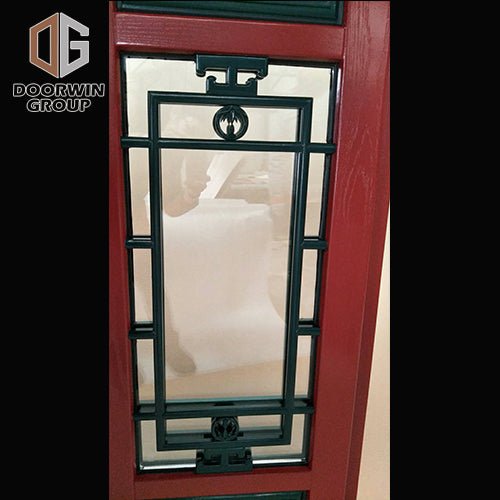 Chinese traditional style awning widnow with grille design - Doorwin Group Windows & Doors