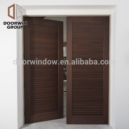 Classical wood door model interior door,panel bathroom sliding louvered doorsby Doorwin - Doorwin Group Windows & Doors