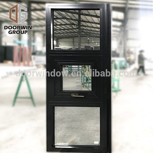 colored glass aluminum vertical pivot windows by Doorwin - Doorwin Group Windows & Doors
