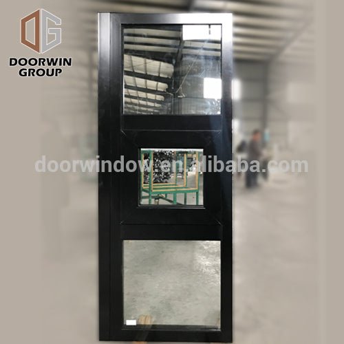 colored glass aluminum vertical pivot windows by Doorwin - Doorwin Group Windows & Doors