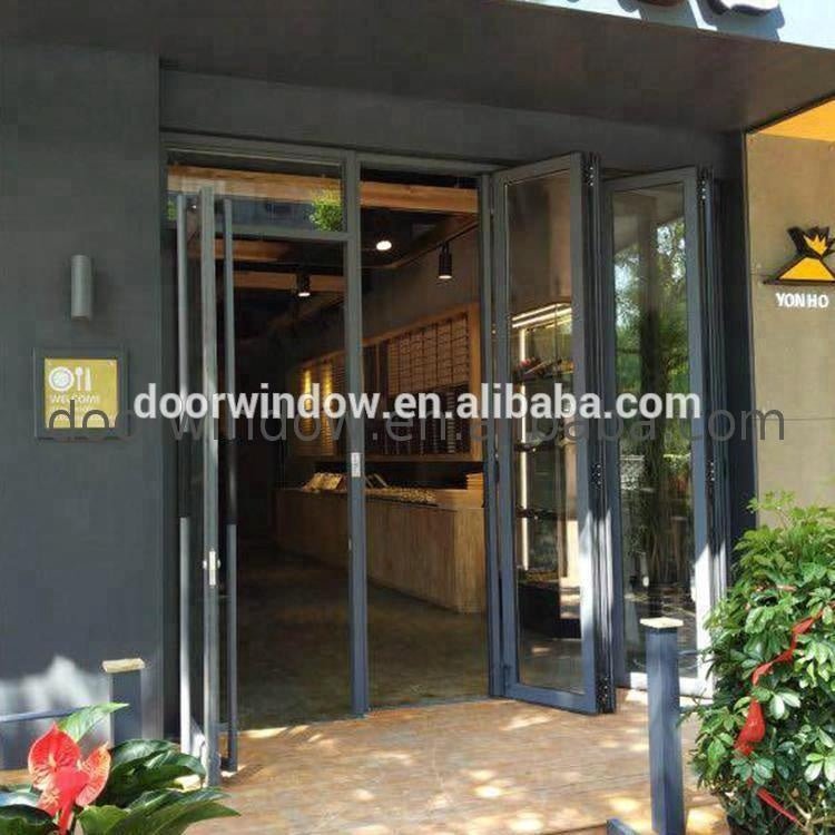 Curved folding door commercial room dividers double glass aluminum outdoor by Doorwin on Alibaba - Doorwin Group Windows & Doors