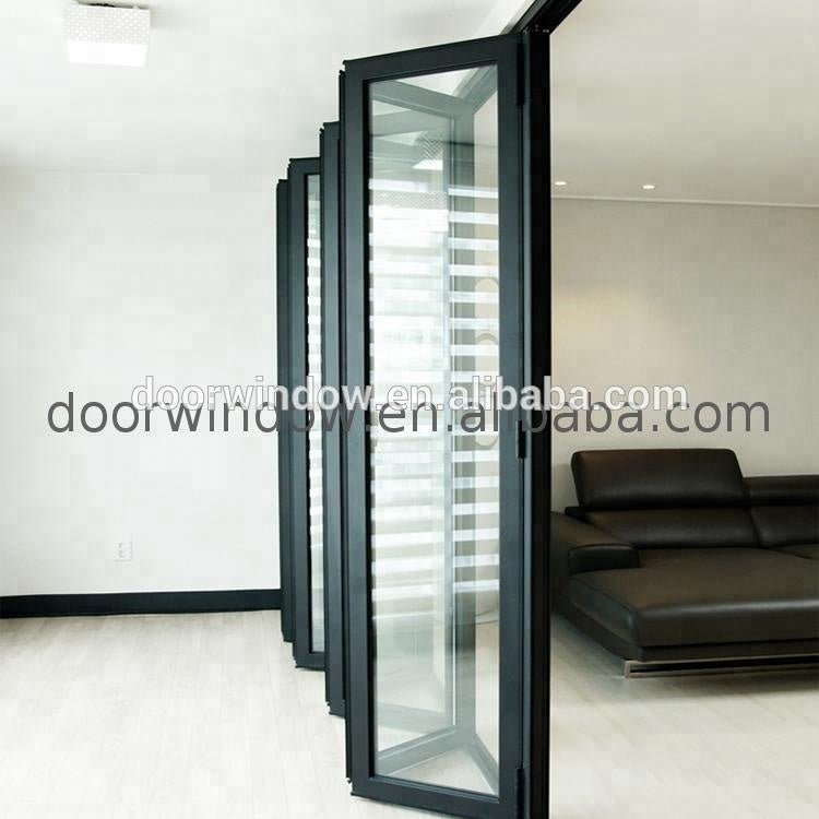 Curved folding door commercial room dividers double glass aluminum outdoor by Doorwin on Alibaba - Doorwin Group Windows & Doors
