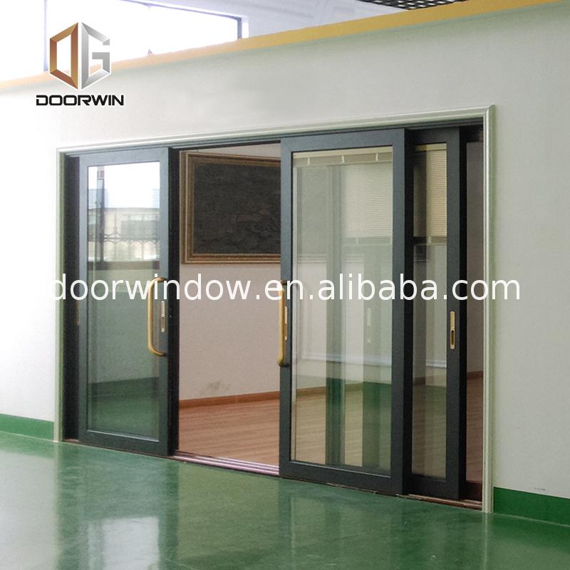 Custom color 4 panel oak internal doors - Doorwin Group Windows & Doors