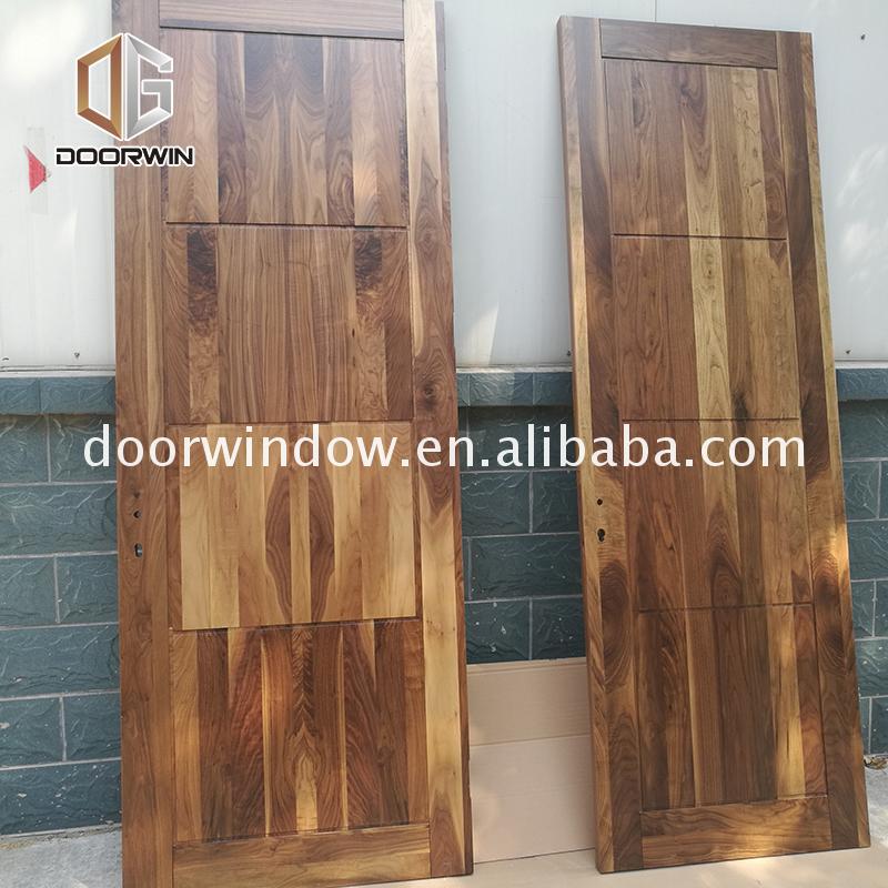 Customized 4 panel solid wood interior doors - Doorwin Group Windows & Doors