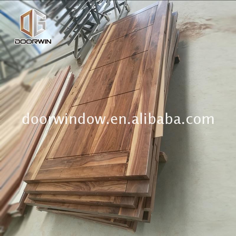 Customized 4 panel solid wood interior doors - Doorwin Group Windows & Doors