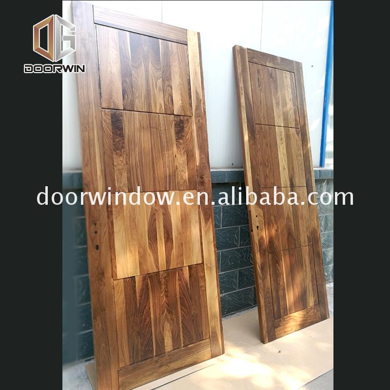 Customized 4 panel solid wood interior doors - Doorwin Group Windows & Doors