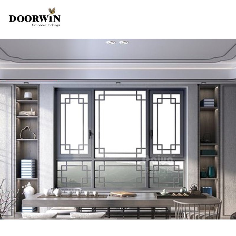 Customized aluminum alloy imitation Chinese style doors and Windows - Doorwin Group Windows & Doors