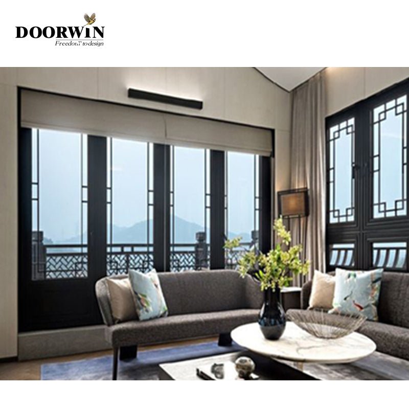Customized aluminum alloy imitation Chinese style doors and Windows - Doorwin Group Windows & Doors