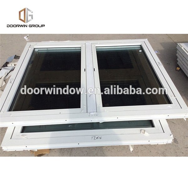 Customized Double Glazing Fully Tempered Reflective Glass Grey Tinted Outswing Aluminum Casement Window by Doorwin - Doorwin Group Windows & Doors