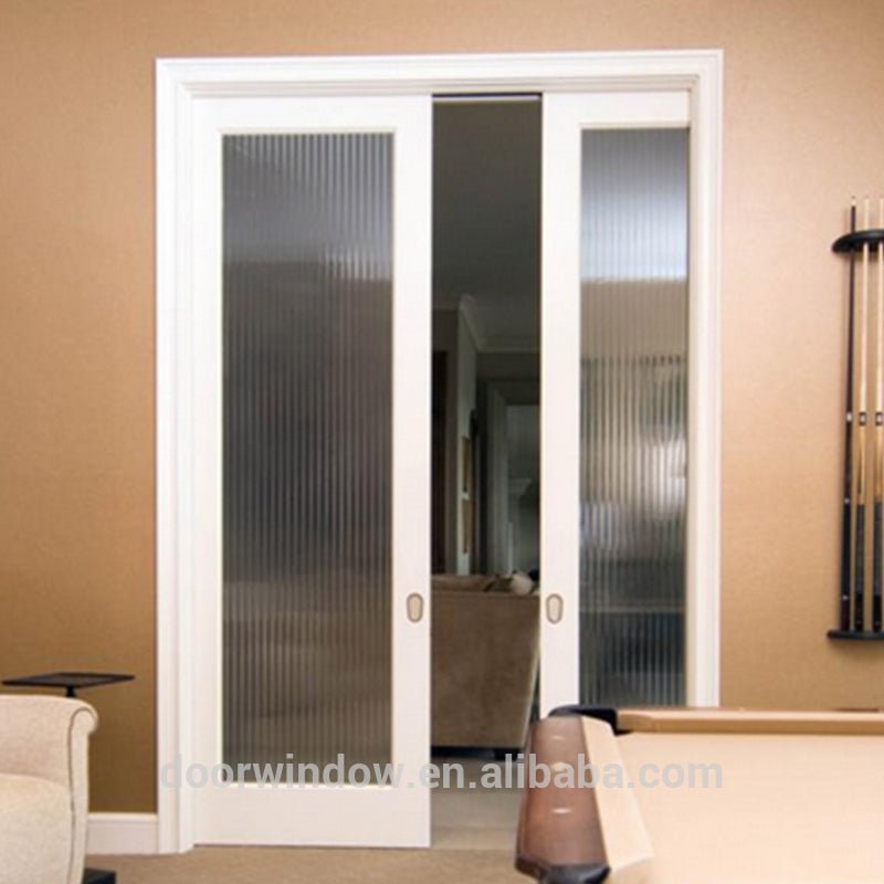 Customized Glass and wood pocket sliding door by Doorwin - Doorwin Group Windows & Doors