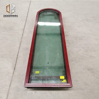 Dallas cheap wood grain tempered glass aluminium tilt up window with built in louvers by Doorwin - Doorwin Group Windows & Doors