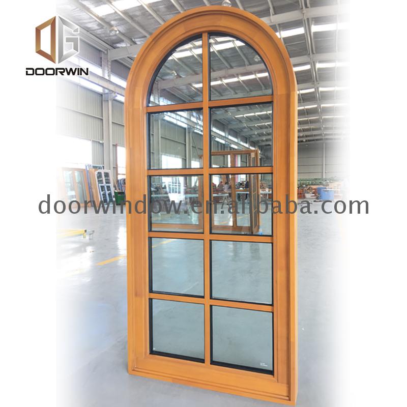 Dallas round top aluminum window - Doorwin Group Windows & Doors