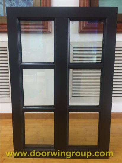 Dark Brown Aluminum Teak Wood Windows - China Aluminium Window, Wood Window - Doorwin Group Windows & Doors