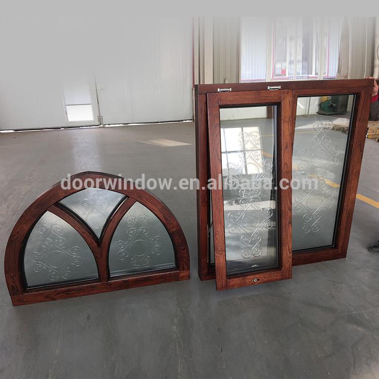 DOORWIN 2021window frame with carved glass Cheap house oak wood windows for sale by Doorwin - Doorwin Group Windows & Doors