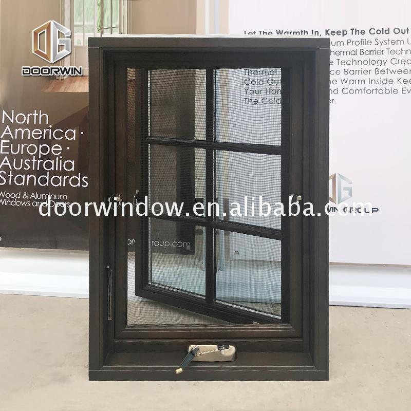 DOORWIN 2021Wood aluminum composite casement windows window aluminium double glass - Doorwin Group Windows & Doors