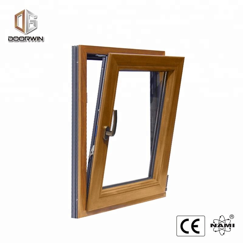 DOORWIN 2021wood aluminum double casement window hurricane resistance impact and door - Doorwin Group Windows & Doors