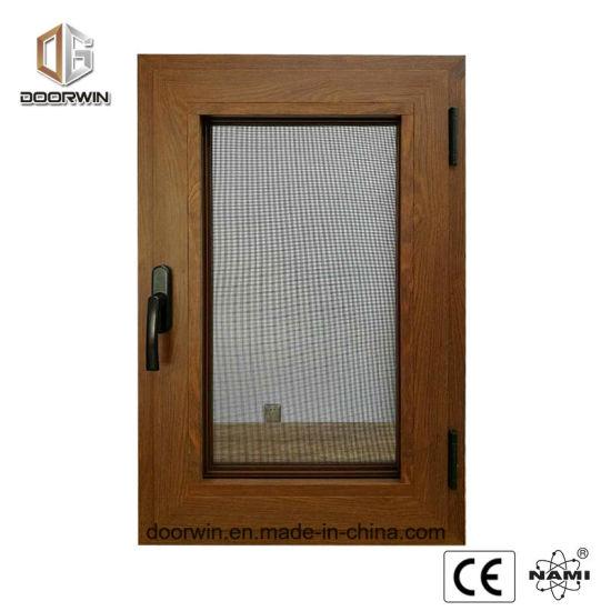 DOORWIN 2021Wood Grain Aluminum Window with Burglar Proof Screen - China Casement Inward Opening Window, 2 Glass Wood Windows - Doorwin Group Windows & Doors