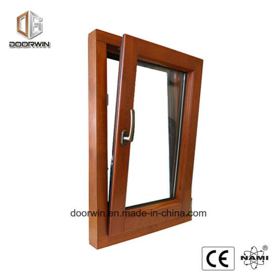 DOORWIN 2021Wood Grain Color Wood Aluminum Tilt and Turn Window - China Normal Aluminum Extrusion Tilt Turn Windows, Tint Glazing Swing Window - Doorwin Group Windows & Doors