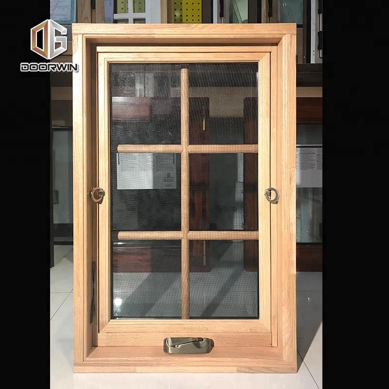 DOORWIN 2021Wood grain finish thermal break crank window windows out push by Doorwin on Alibaba - Doorwin Group Windows & Doors