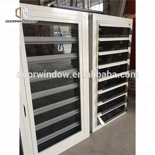 DOORWIN 2021Wood shutter window with roller and mosquito net nets louvers by Doorwin on Alibaba - Doorwin Group Windows & Doors