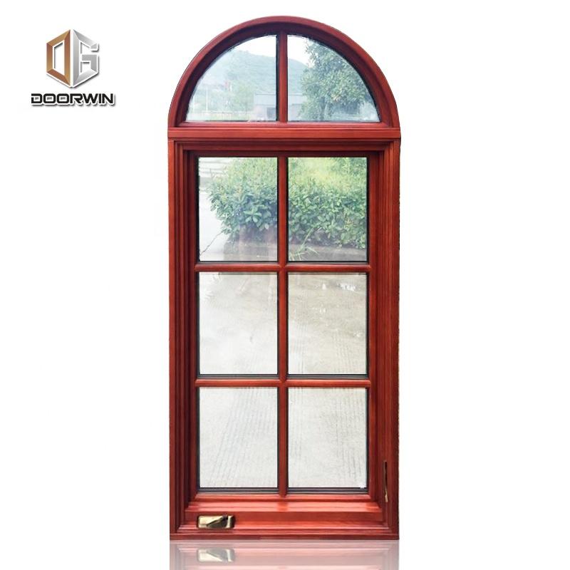 DOORWIN 2021wooden aluminum arched shaped round window for sale by Doorwin - Doorwin Group Windows & Doors